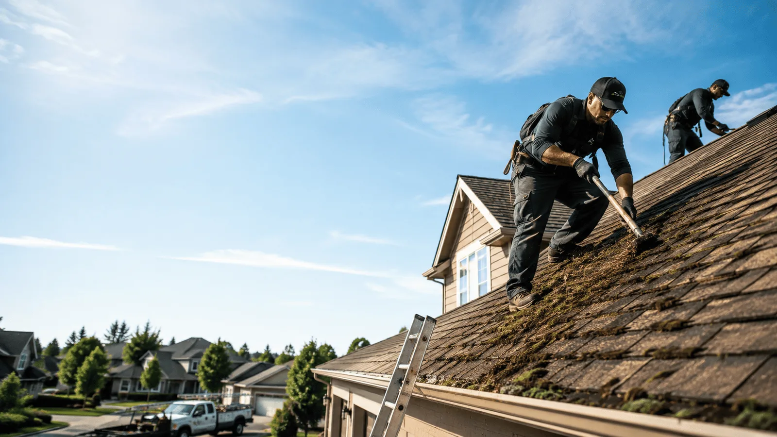 Roof Moss Removal in Burlington, NC near me